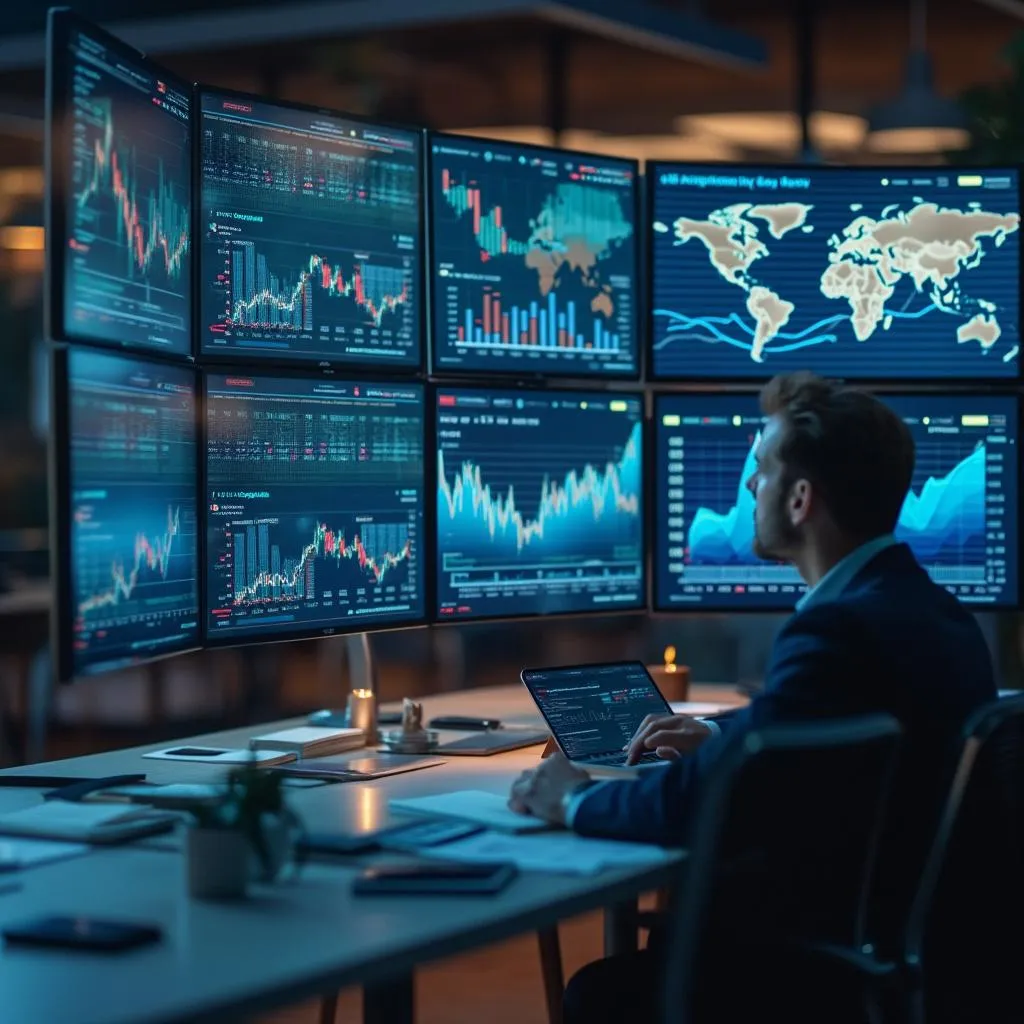 Equipo de consultores en una oficina moderna en Buenos Aires